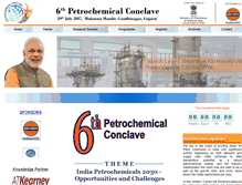 Tablet Screenshot of petrochemconclave.com